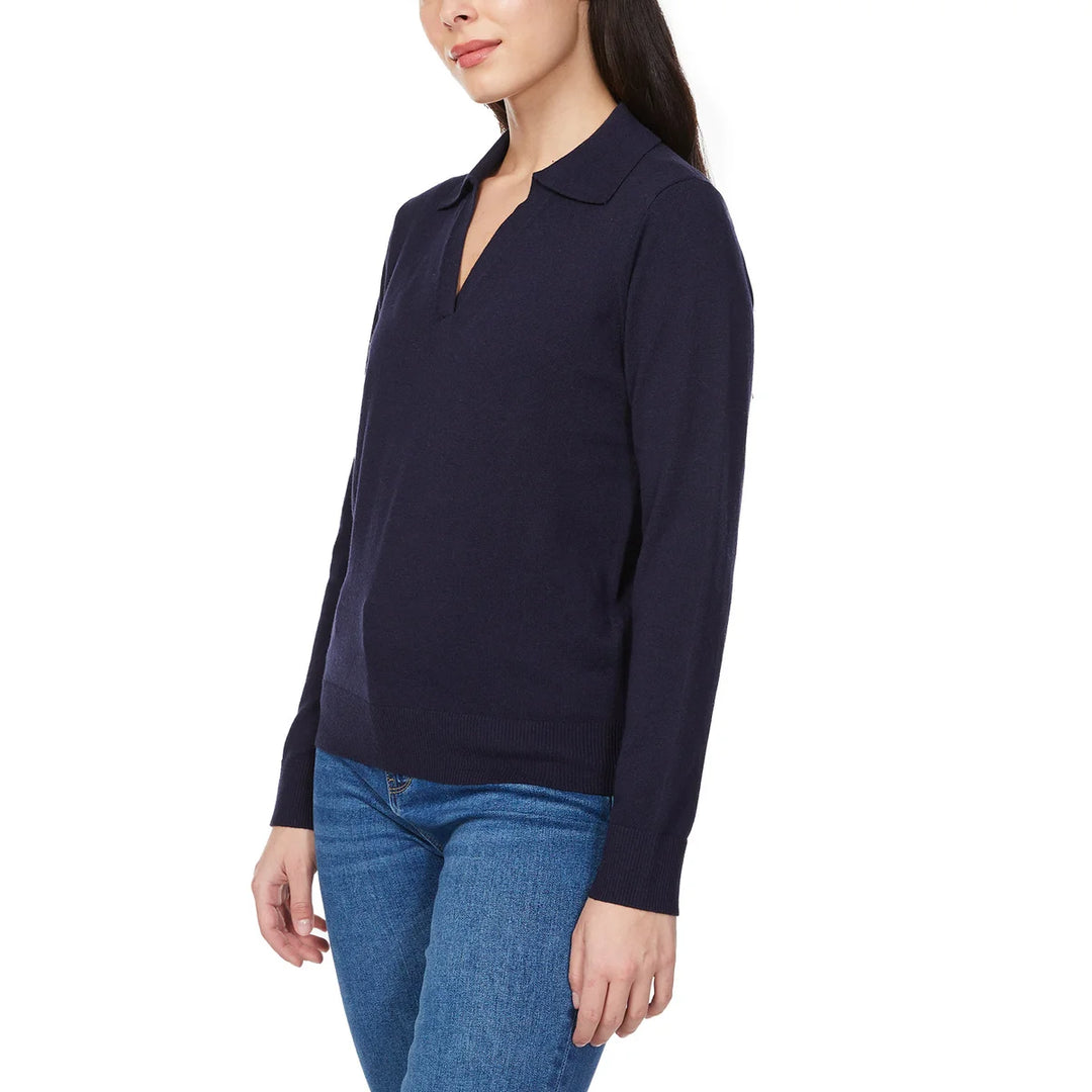 Loft – Chandail en tricot fin à col Johnny