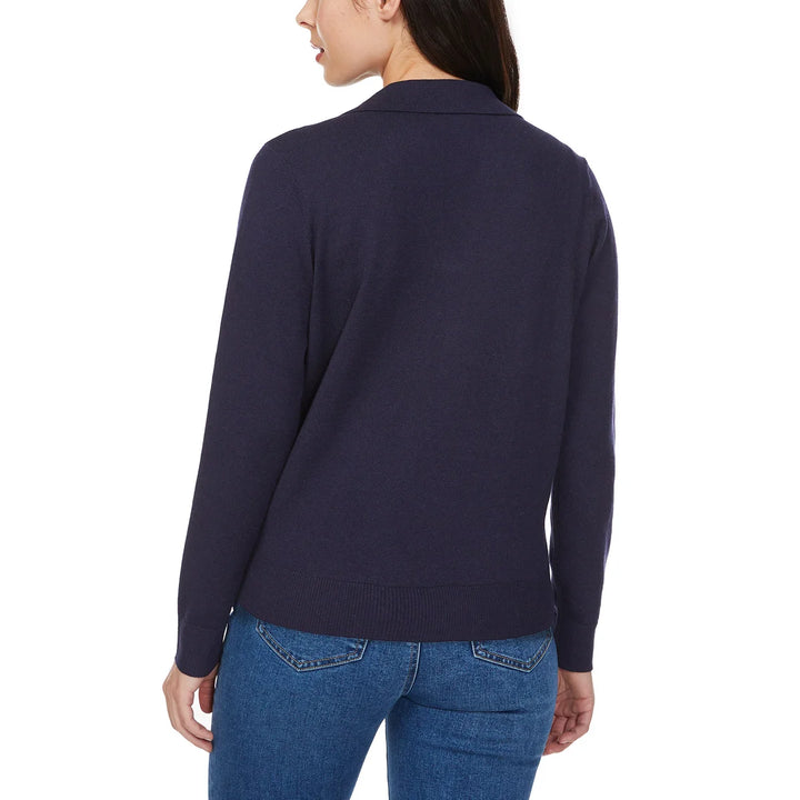 Loft – Chandail en tricot fin à col Johnny
