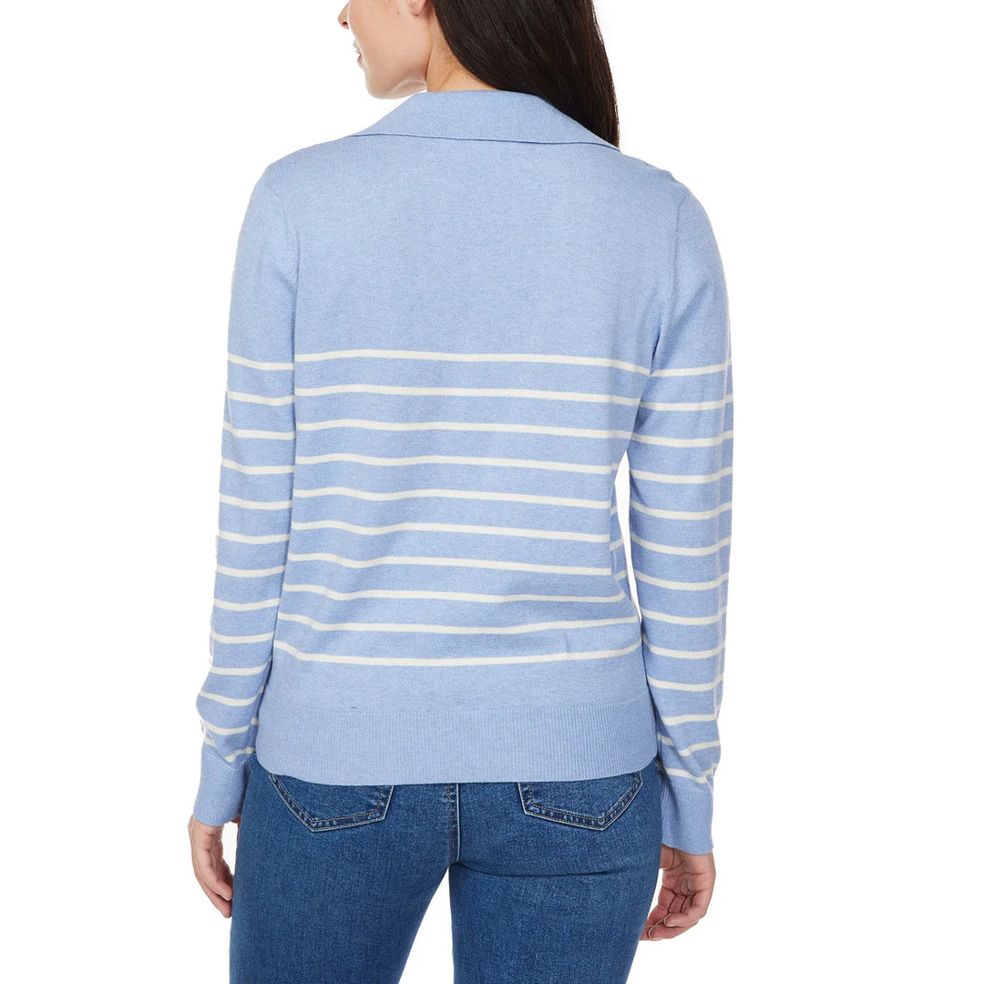 Loft – Chandail en tricot fin à col Johnny