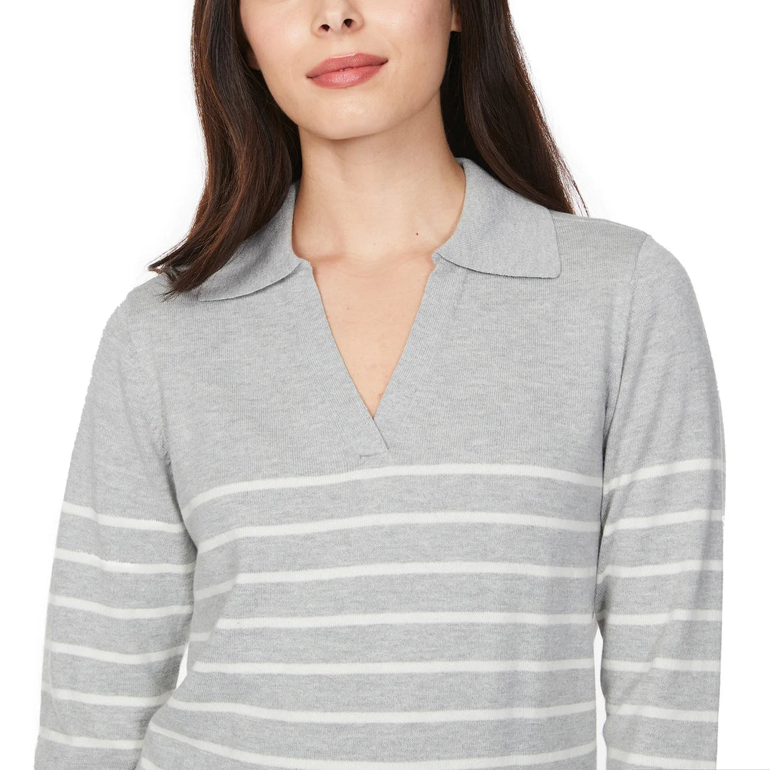 Loft – Chandail en tricot fin à col Johnny