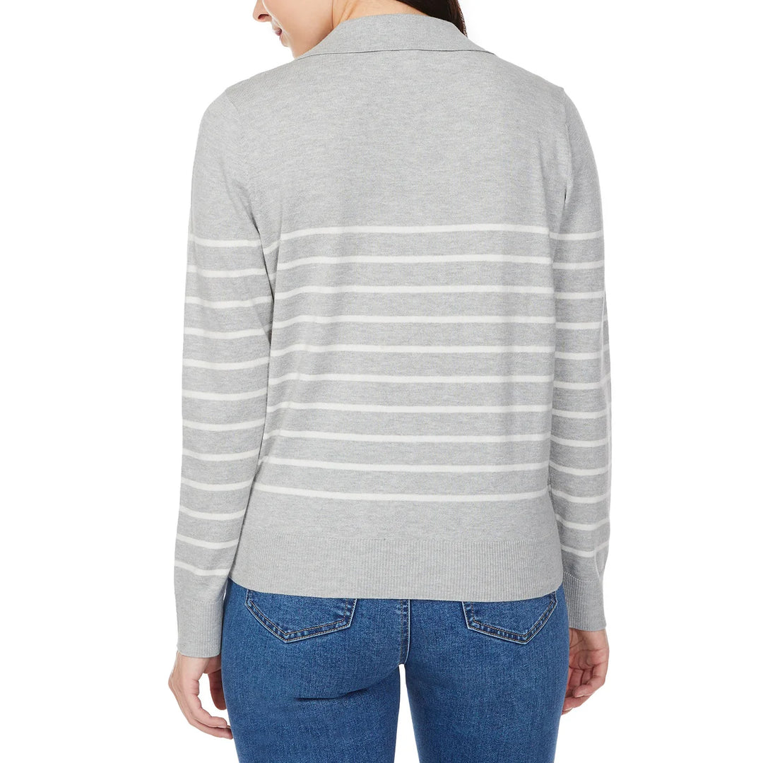 Loft – Chandail en tricot fin à col Johnny