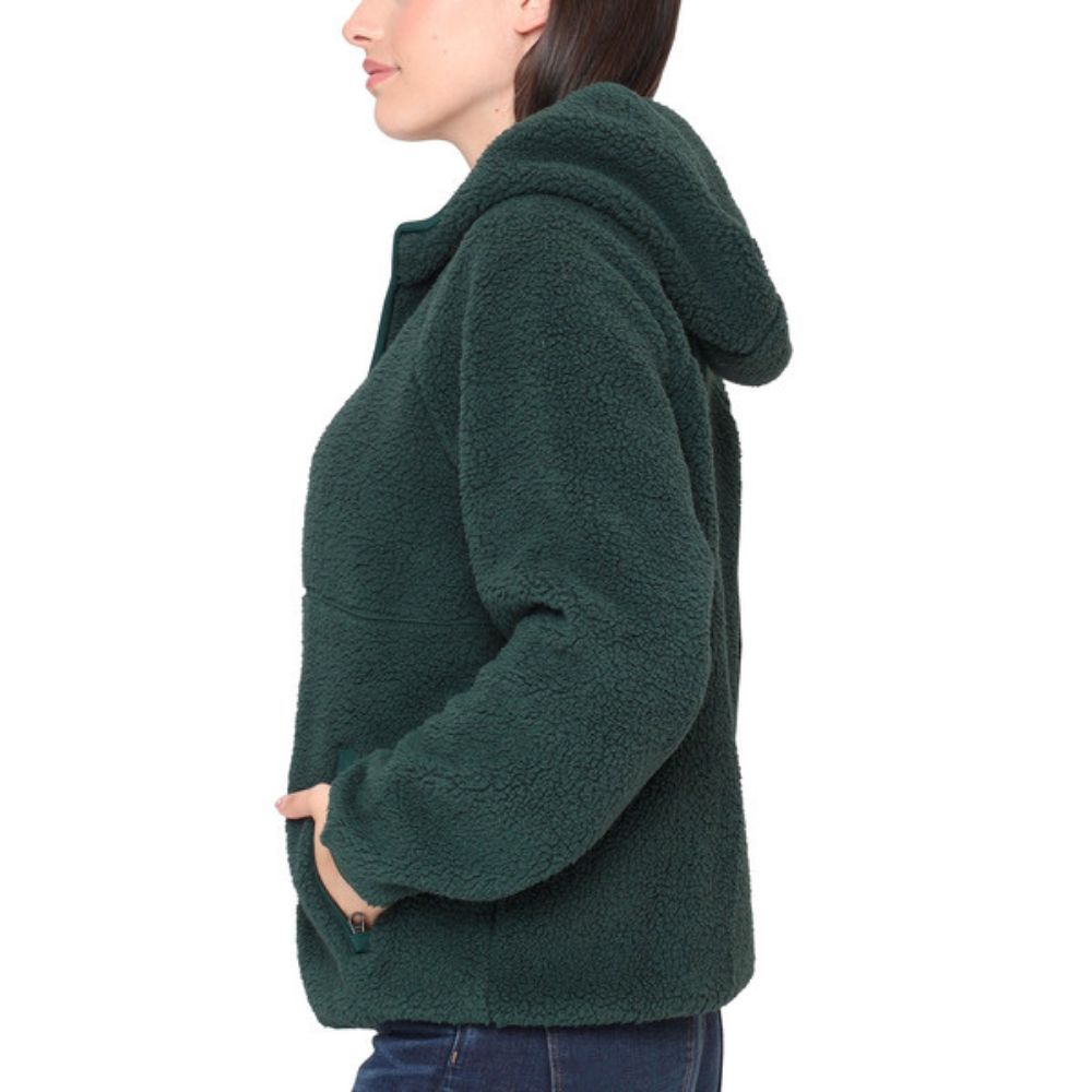 Sierra Designs – Veste en sherpa avec fermeture à glissière à l’avant