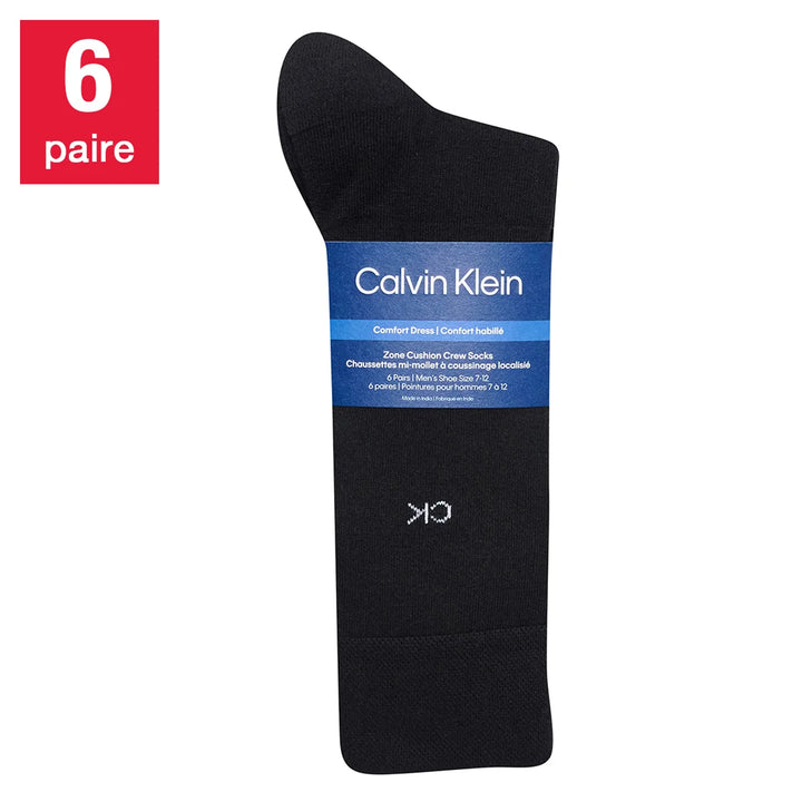 Calvin Klein - Chaussettes habillées, 6 paires