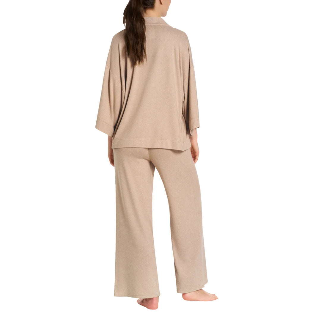 Lemon - Ensemble de nuit en tissu gratté douillet, 3-pièces