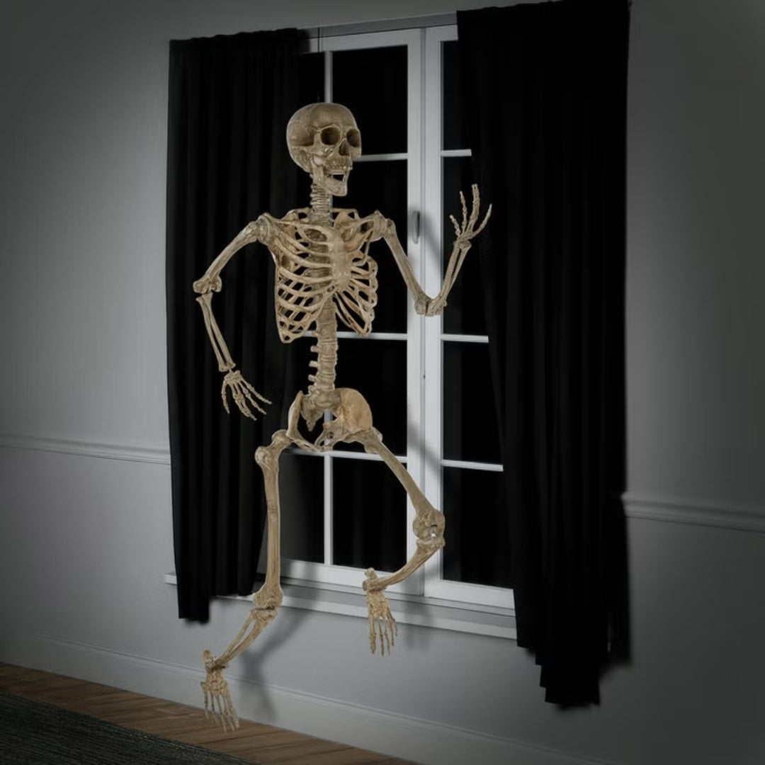 Squelette articulé d'Halloween de 2,1 m (7 pieds)
