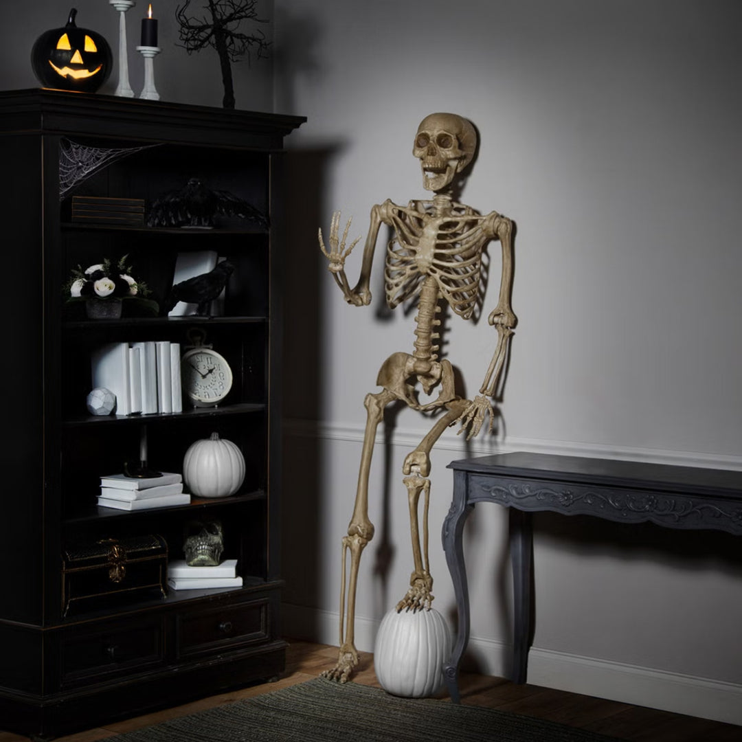 Squelette articulé d'Halloween de 2,1 m (7 pieds)