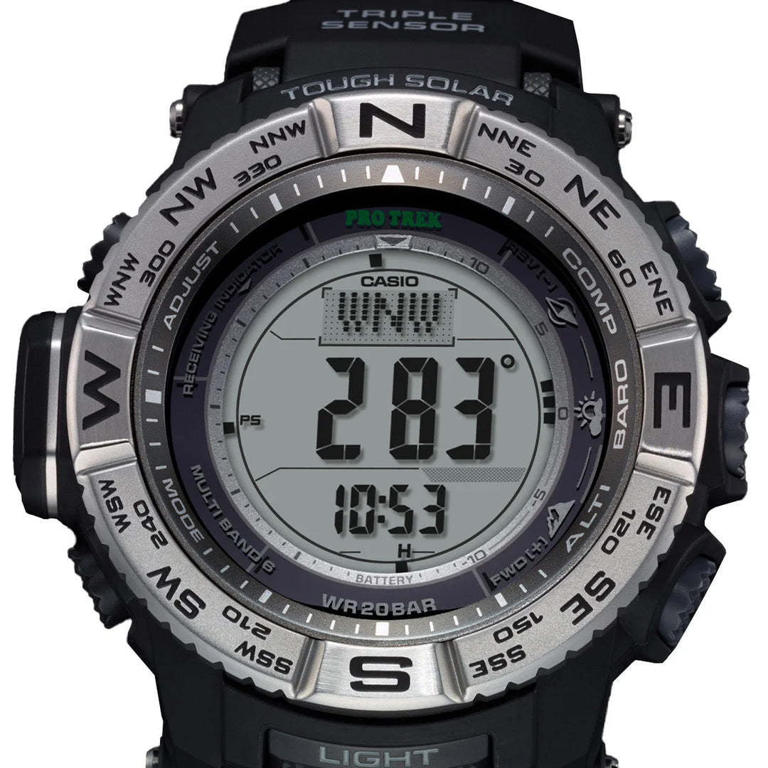 Casio - Montre homme PRO TREK à triple capteur - PRW-3500-1