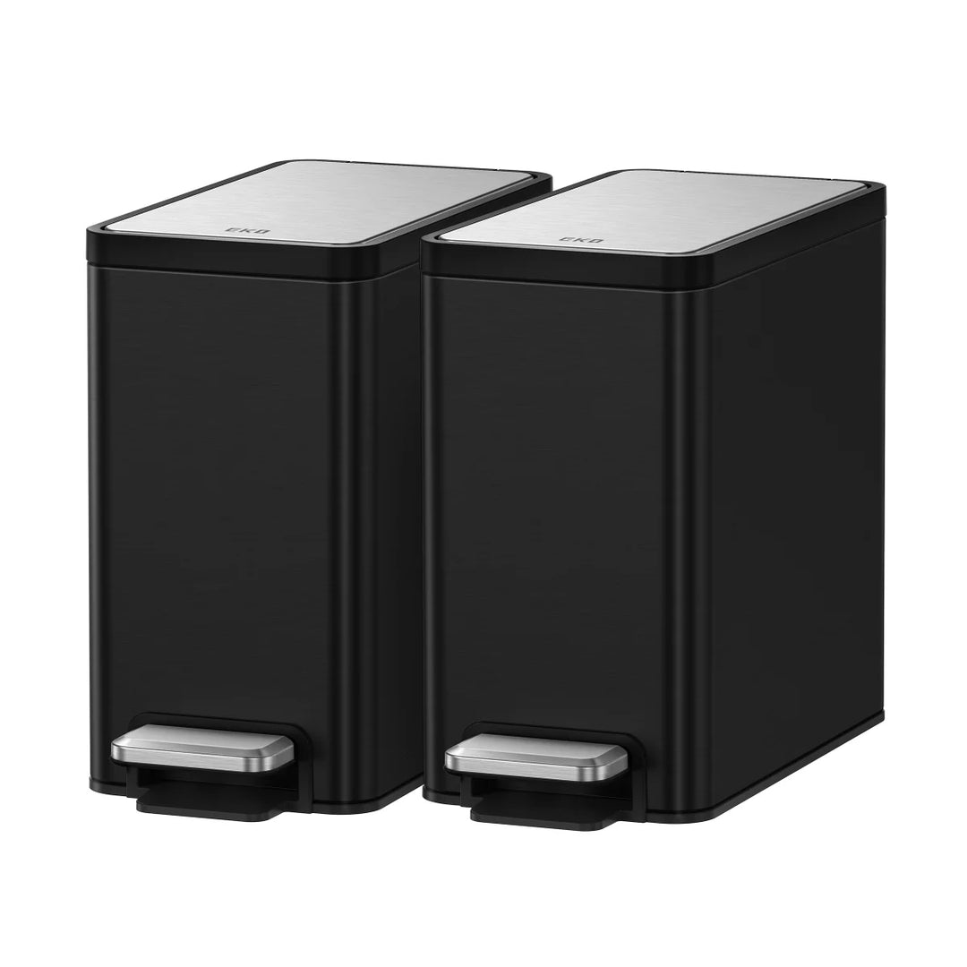 EKO - Poubelle à pédale 6,7 L, paquet de 2