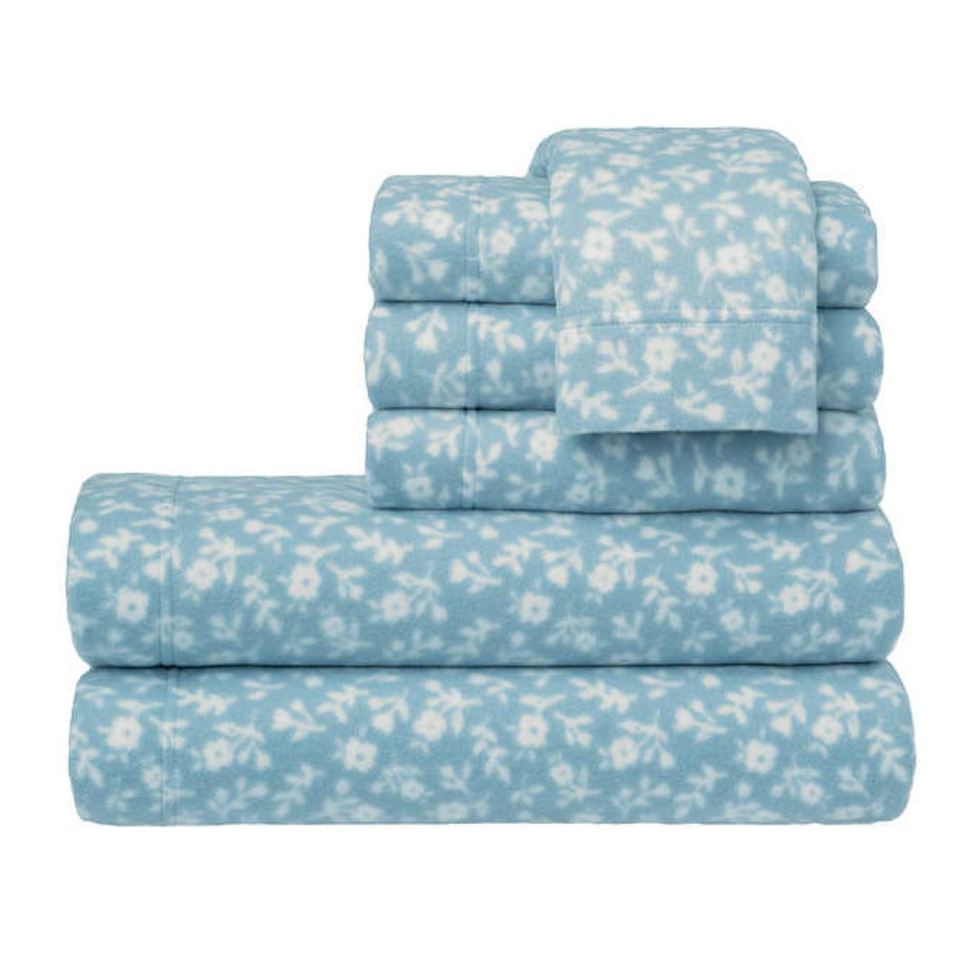Martha Stewart - Ensemble de draps en micropolaire, 6 pièces