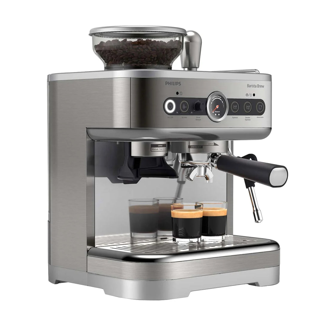 Philips - Machine à expresso semi-automatique Barista Brew