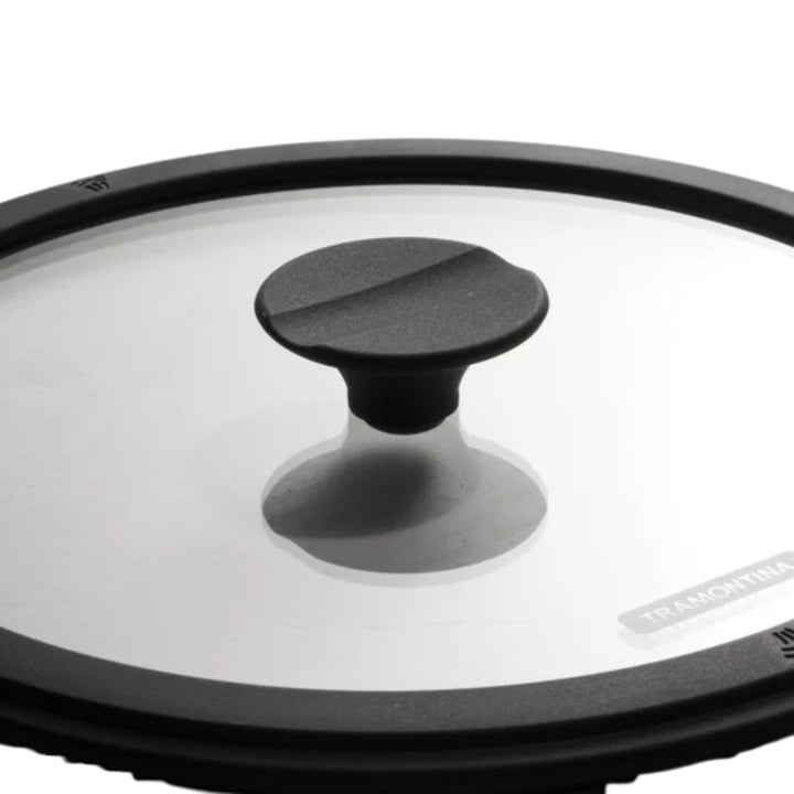 Tramontina - Deep Kadai and flat Tawa cast iron, 3 pieces