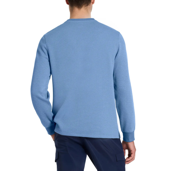 Van Heusen - Jacquard Long Sleeve Crew Neck Sweater