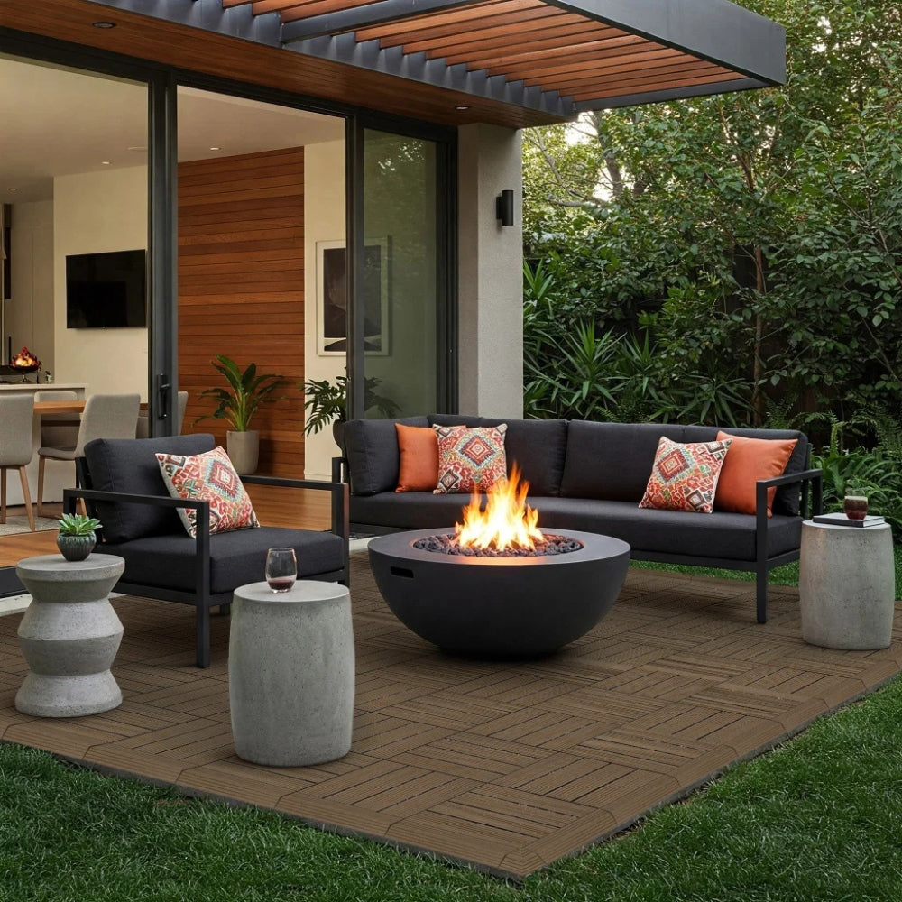 Golden Select - Dalles de terrasse, paquet de 8