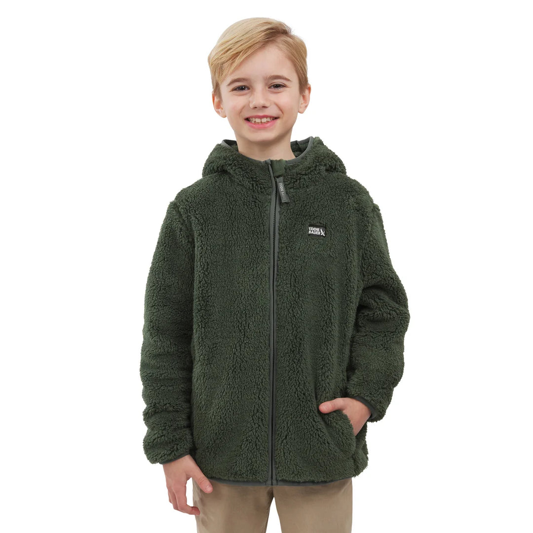 Eddie Bauer - Manteau en sherpa pour enfants