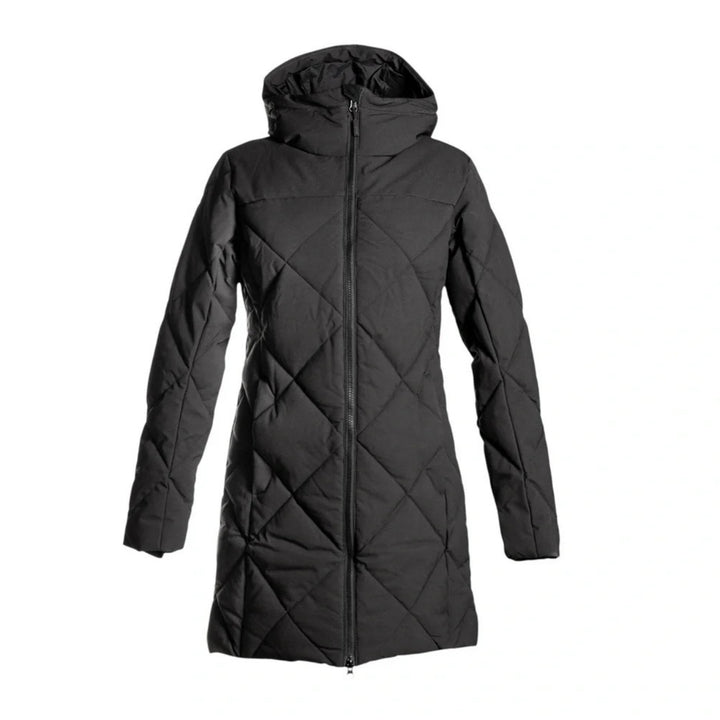 Avalanche - Long quilted coat with hood