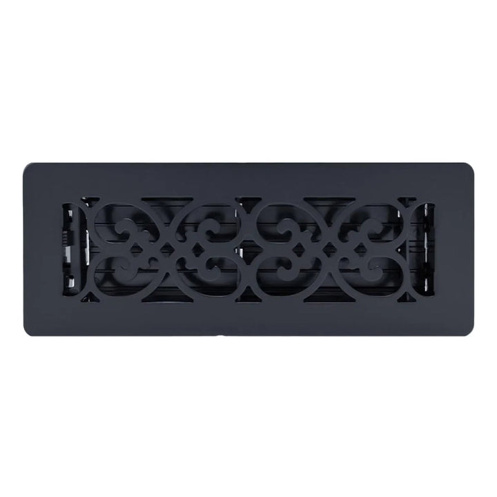 Manor House - Black Powder-Coated Vent Grilles, Pack of 4
