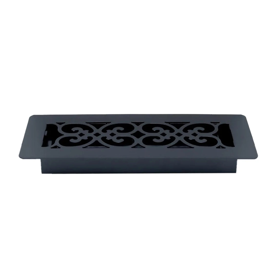 Manor House - Black Powder-Coated Vent Grilles, Pack of 4