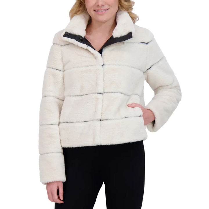 Karl Lagerfeld - Manteau en fausse fourrure