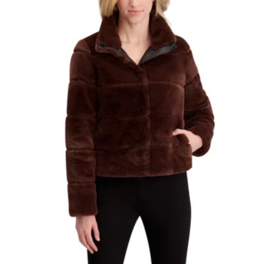 Karl Lagerfeld - Manteau en fausse fourrure