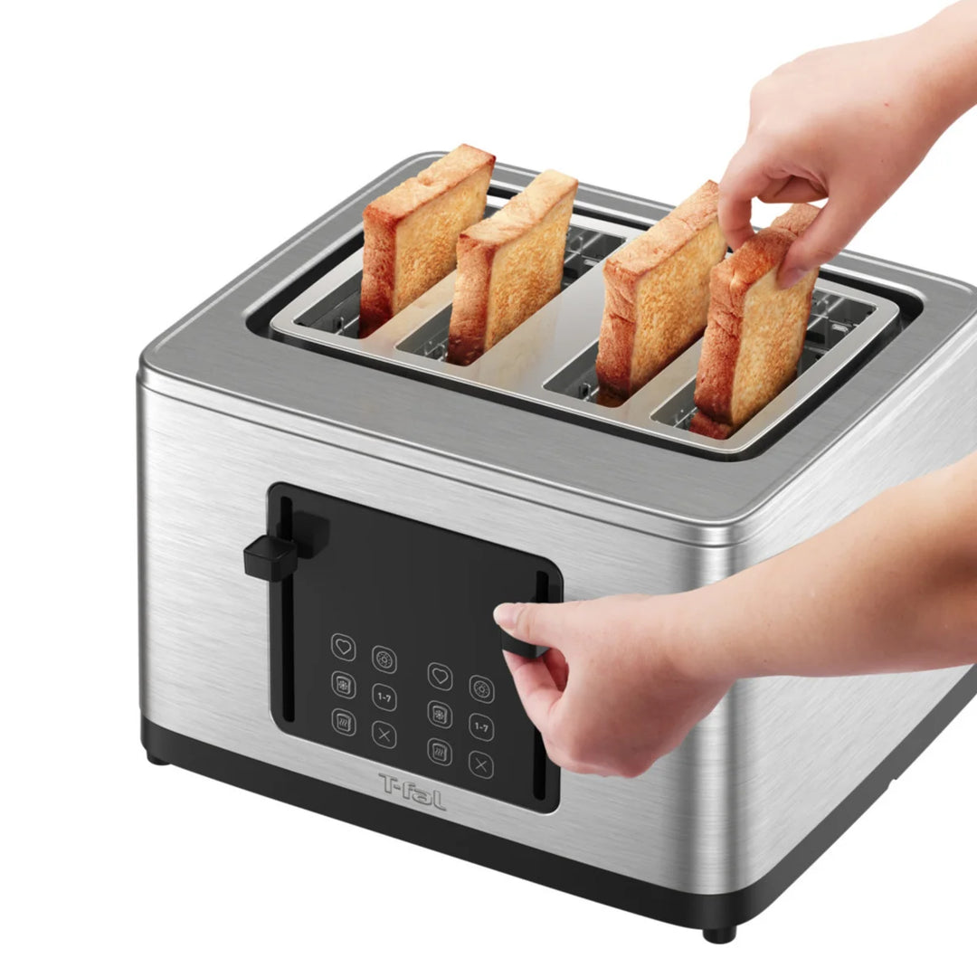 T-fal - Grille-pain numérique 4 tranches