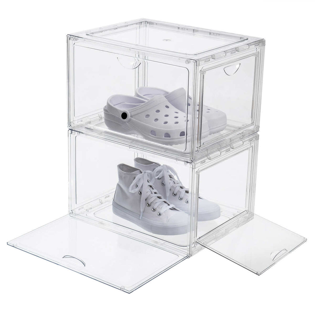 Lesatex - Boîtes de chaussures, paquet de 4