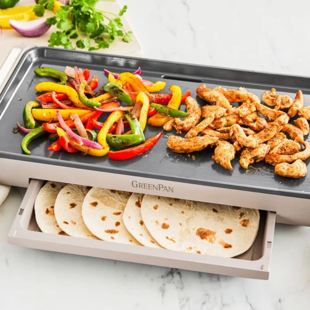 GreenPan Advanced Griddle with Warming Tray