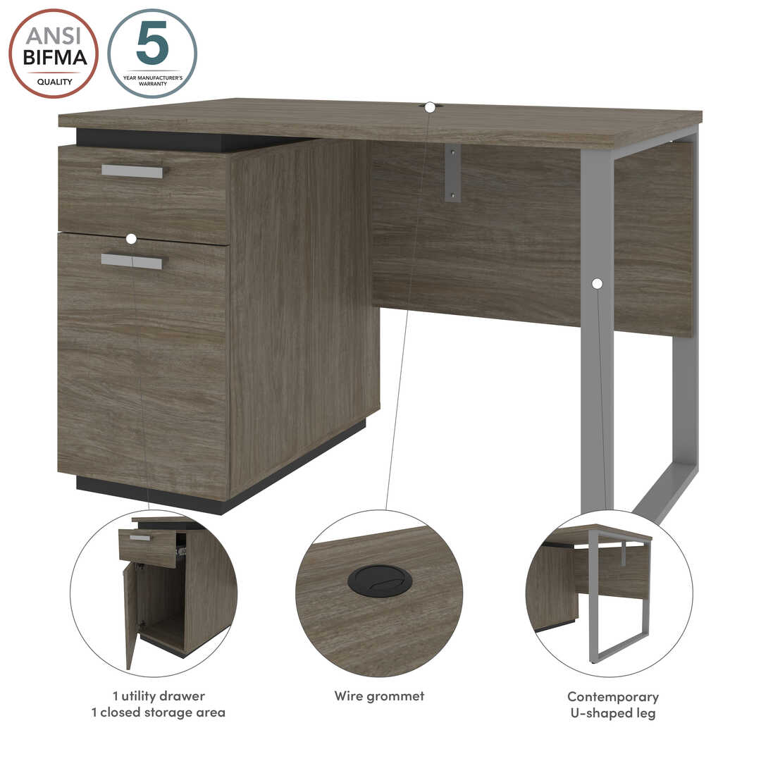 Bestar - Petit bureau Libra 112.9 cm (44.4 po)