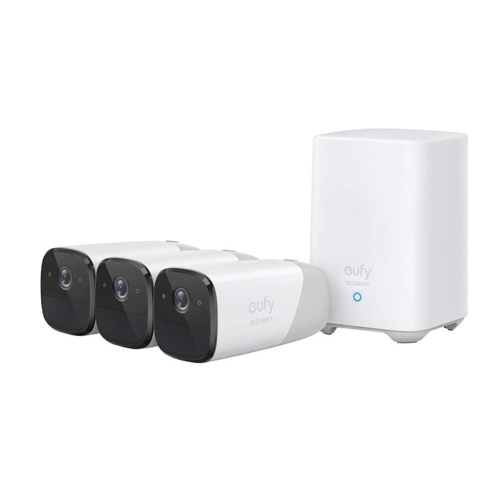 Anker - Security system with 3 eufyCam 2 wireless 1080P cameras and base
