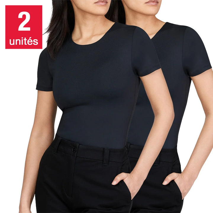 Frank and Oak - Chandail moulant pour femmes, paquet de 2