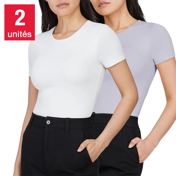 Frank and Oak - Chandail moulant pour femmes, paquet de 2