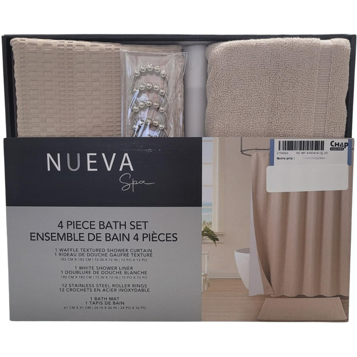 Nueva Spa 4-Piece Bathroom Set