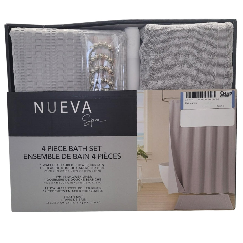 Nueva Spa 4-Piece Bathroom Set