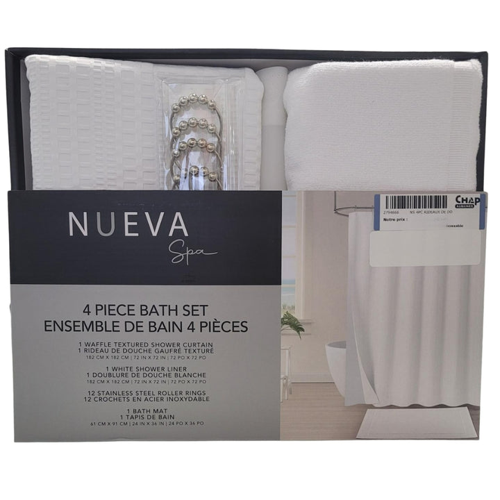 Nueva Spa 4-Piece Bathroom Set
