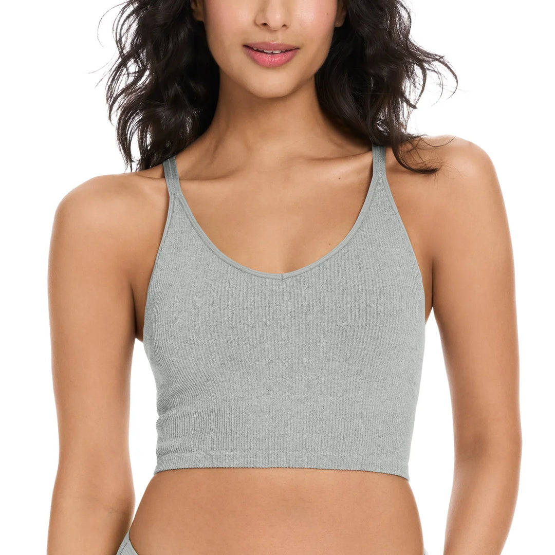 Lemon - Soutien-gorge de yoga côtelé, paquet de 2