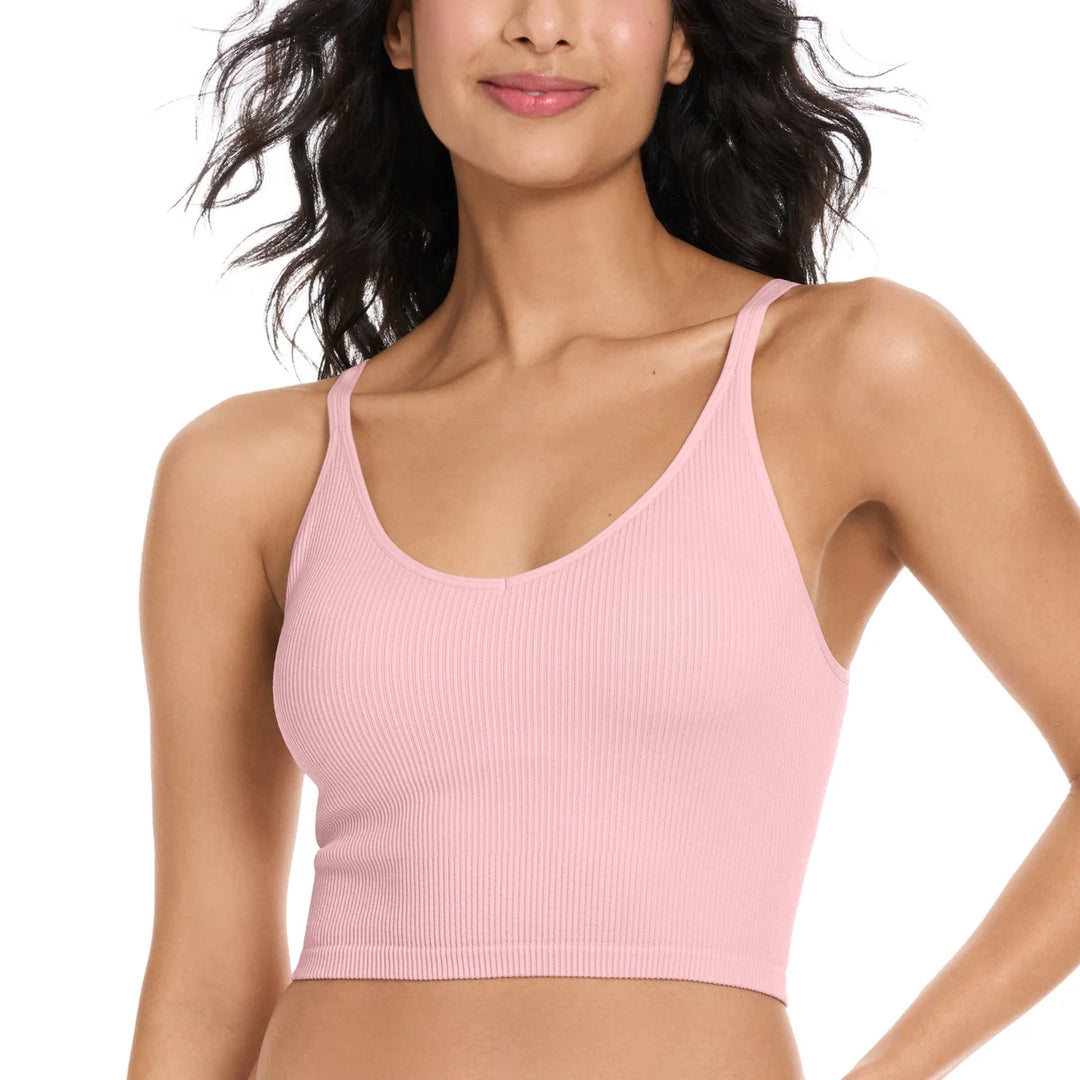 Lemon - Soutien-gorge de yoga côtelé, paquet de 2