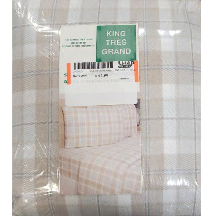 Soft Flannel Sheet Set from Portugal
