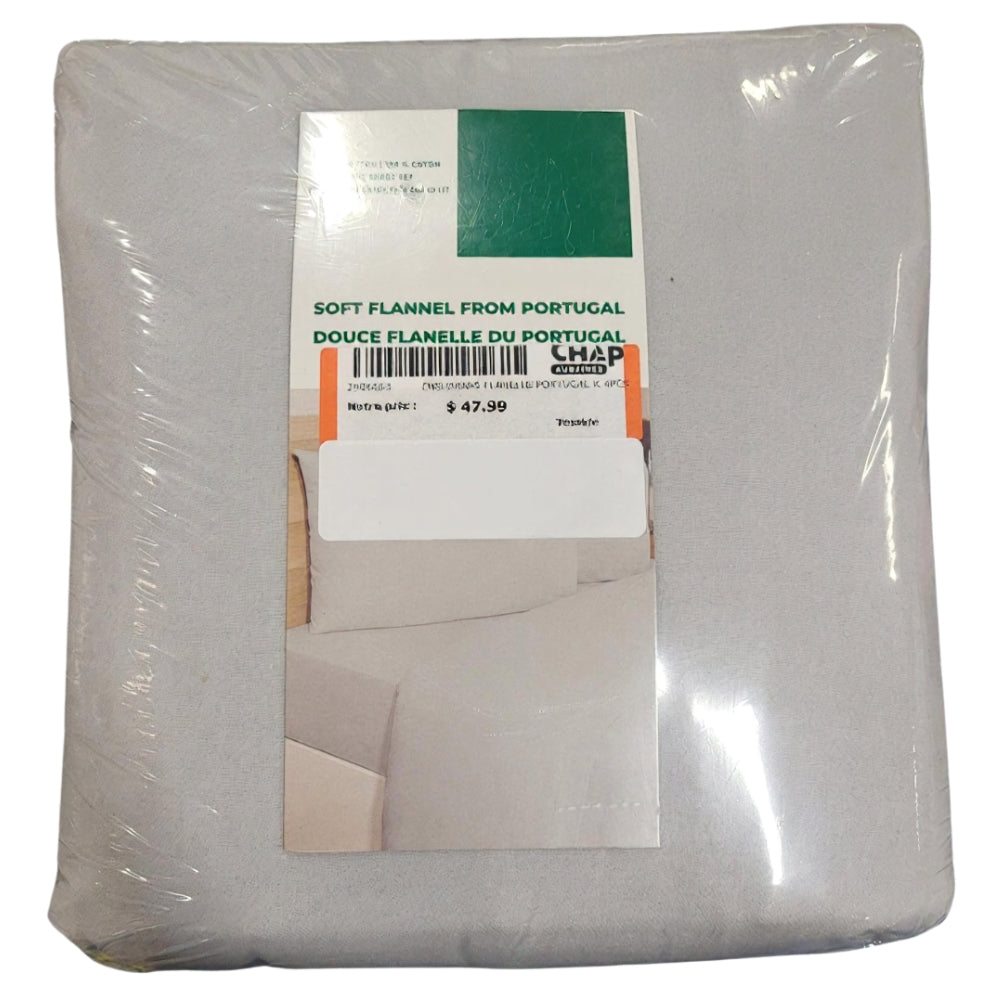 Soft Flannel Sheet Set from Portugal