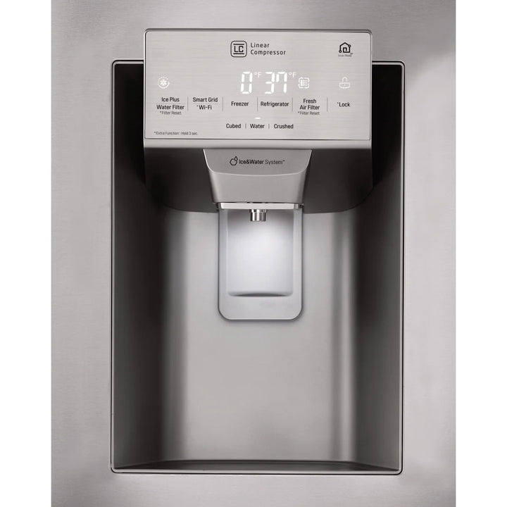 LG - Réfrigérateur à portes françaises de 36 po et 28 pi³