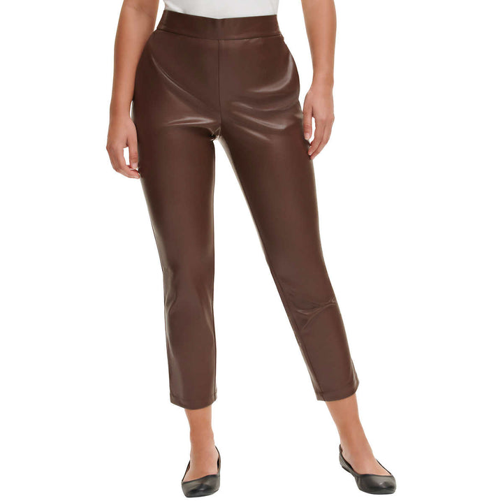 DKNY - Pantalon en similicuir