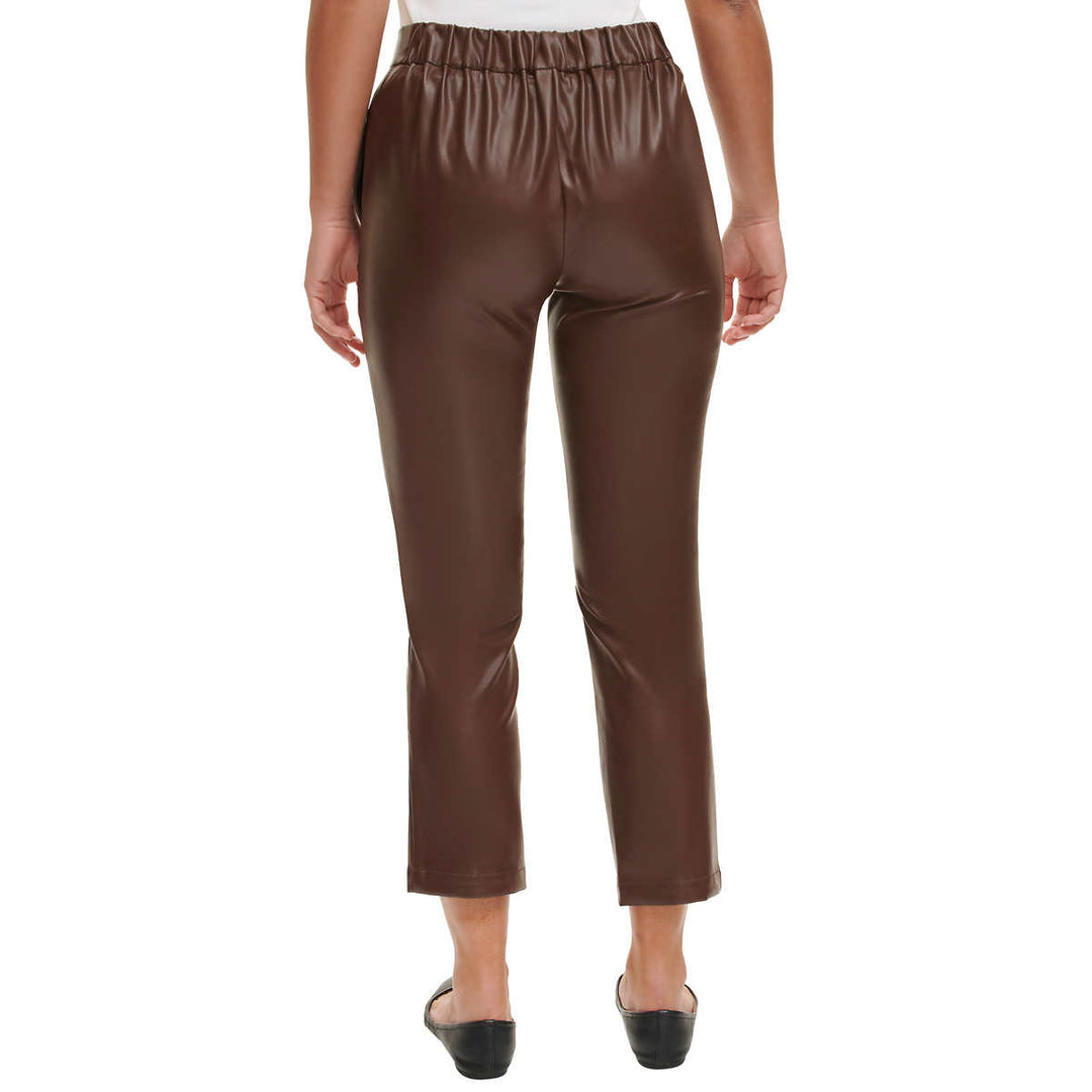 DKNY - Pantalon en similicuir