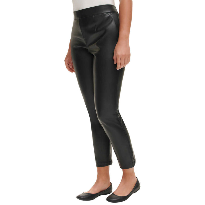 DKNY - Pantalon en similicuir