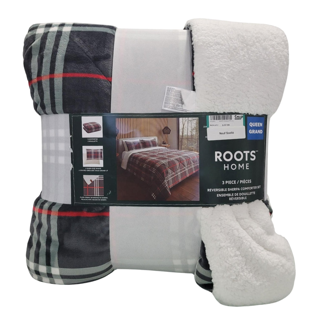 Roots Home - Reversible Comforter Set
