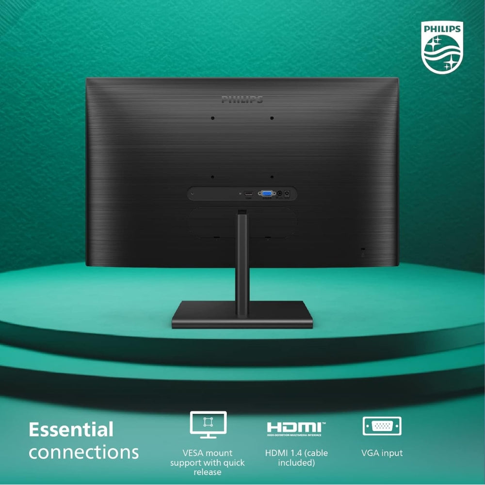 Philips - 2 x computer monitors, 241E1S, 1920 x 1080, 4 ms, 75 Hz