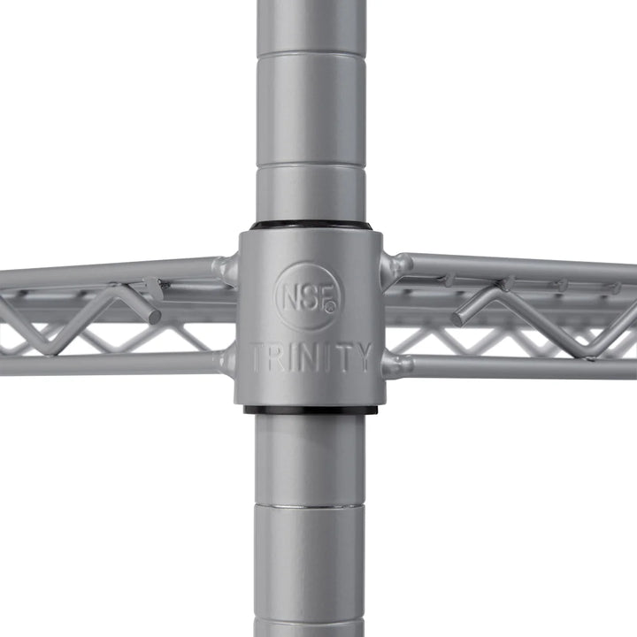 Trinity NSF Certified 5-Tier Outdoor Wire Shelving Rack