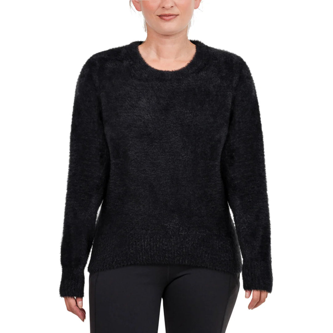 Bleu Gray - Eyelash Long Sleeve Sweater