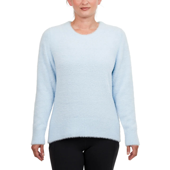 Bleu Gray - Eyelash Long Sleeve Sweater