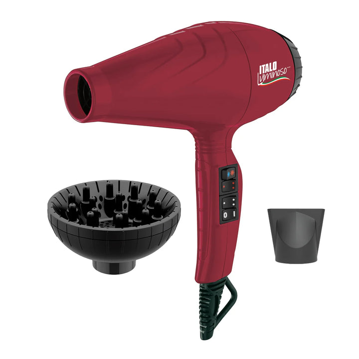 BaByliss - Sèche-cheveux, Luminoso noir PRO ITALO
