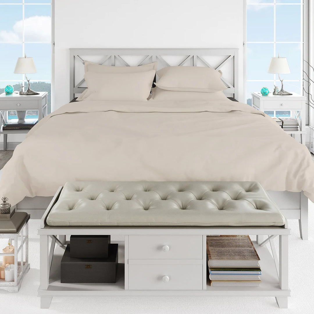 Swiss Collection 6-Piece Cotton Sheet Set