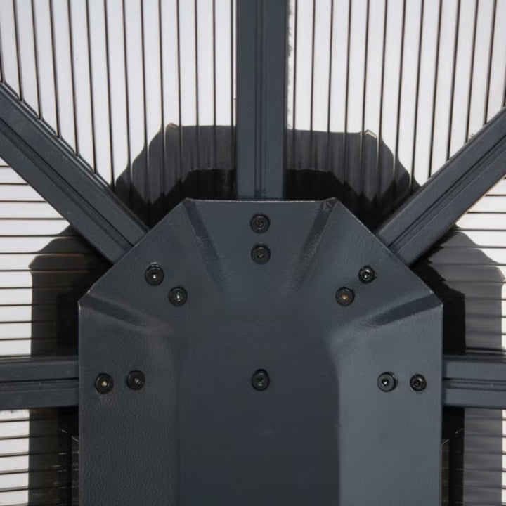 Sojag - Gazébo PC 8mm avec moustiquaire en nylon Savino 12X14 pi