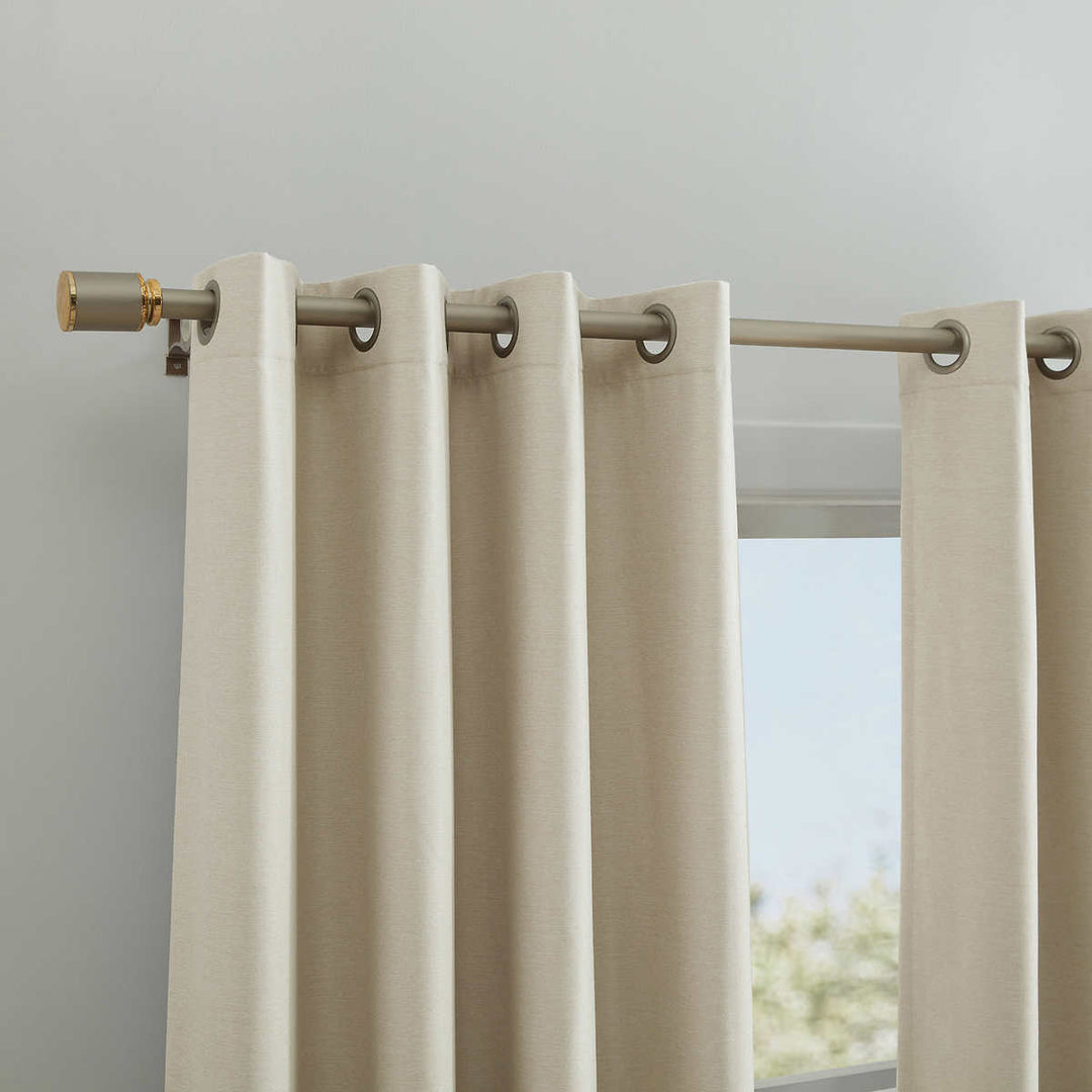 Bon Luxe 2-Piece Blackout Curtain Panel Set